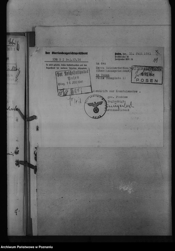 Obraz 15 z jednostki "Amtsgericht Schmückert - Bojanowo"