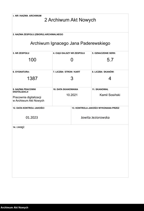 Obraz 1 z jednostki "Howard of Pawrilt; L.1"