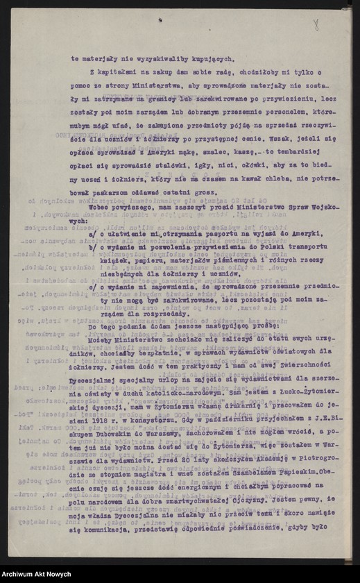 image.from.unit.number "Sprawy pomocy dla szkół i organizacji oświatowych; rezolucja zjazdu Polskiego Towarzystwa Pedagogicznego. Korespondencja, podania, wycinek prasowy. "Dziennik Pomorski", 14 III 1920 nr 61"