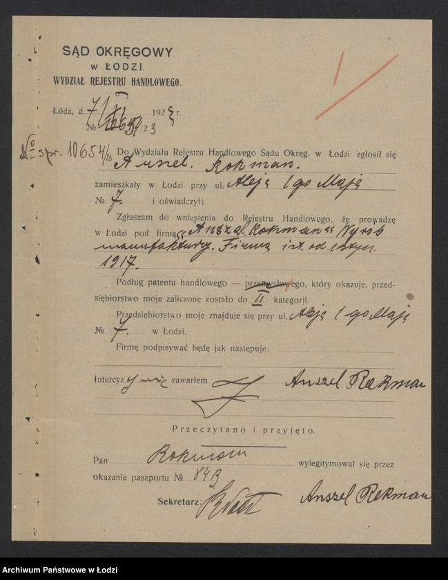 Obraz 3 z jednostki "Amzel Rokman- wyrób manufaktury"