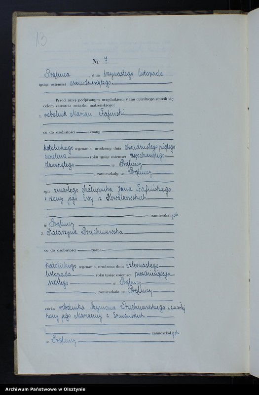 image.from.unit.number "Księga małżeństw Nr 1 - 8,1 - 5,1 - 9 i 1 - 11 /przepisana w języku polskim z oryginału niemieckiego w dniach 4.08.-8.08.1950/"