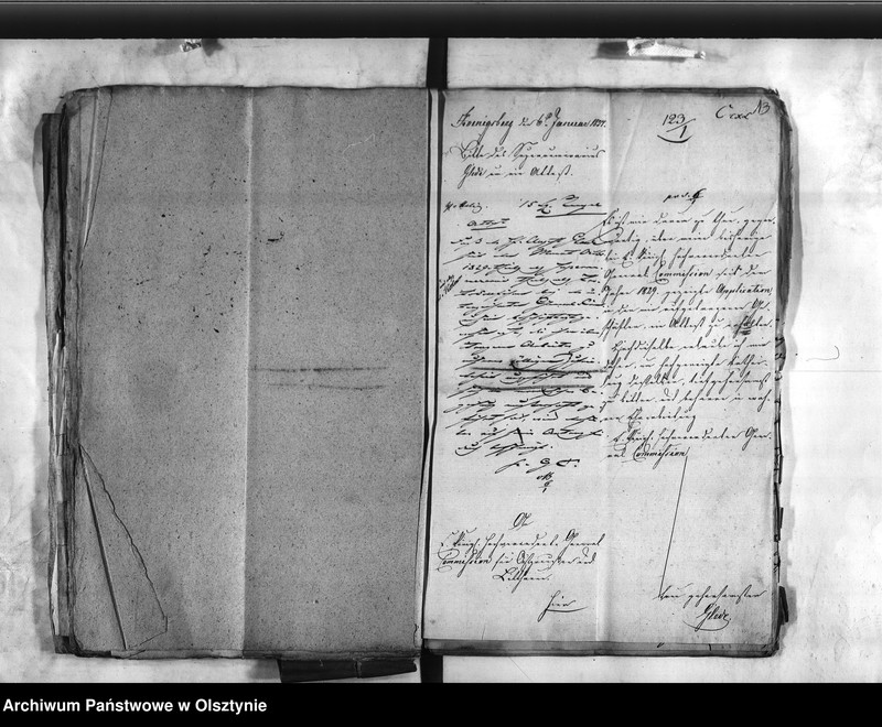 image.from.unit.number "Abtheilung des Innern. Personalia des bei der Feuer-Sozietäts Direktion aus gestellten Controlleur Glede [August]"