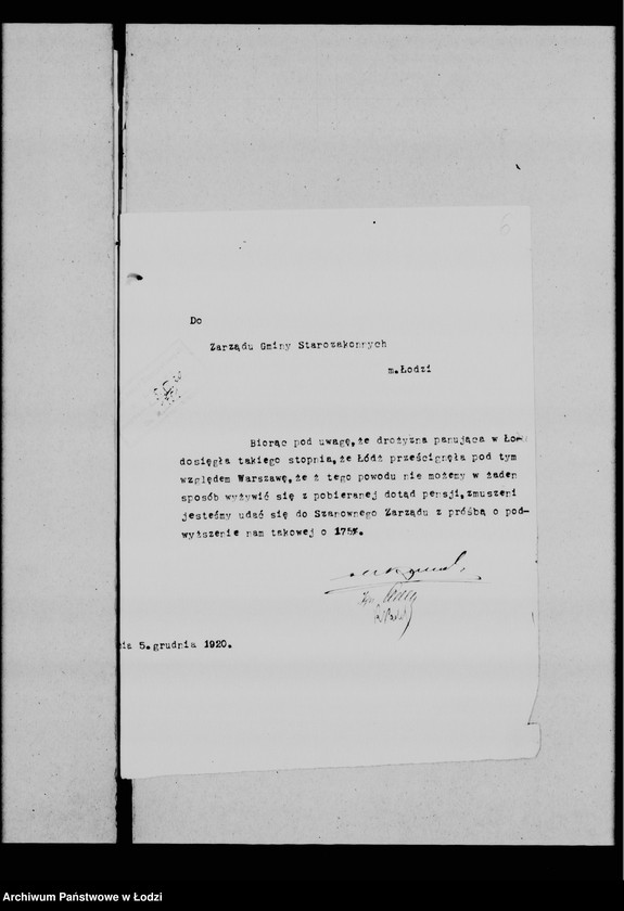 Obraz 9 z jednostki "Sprawy urzędników kancelarii i służby cmentarnej"