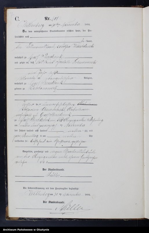 image.from.unit.number "Sterbe-Neben-Register T.II Nr 196 - 223"