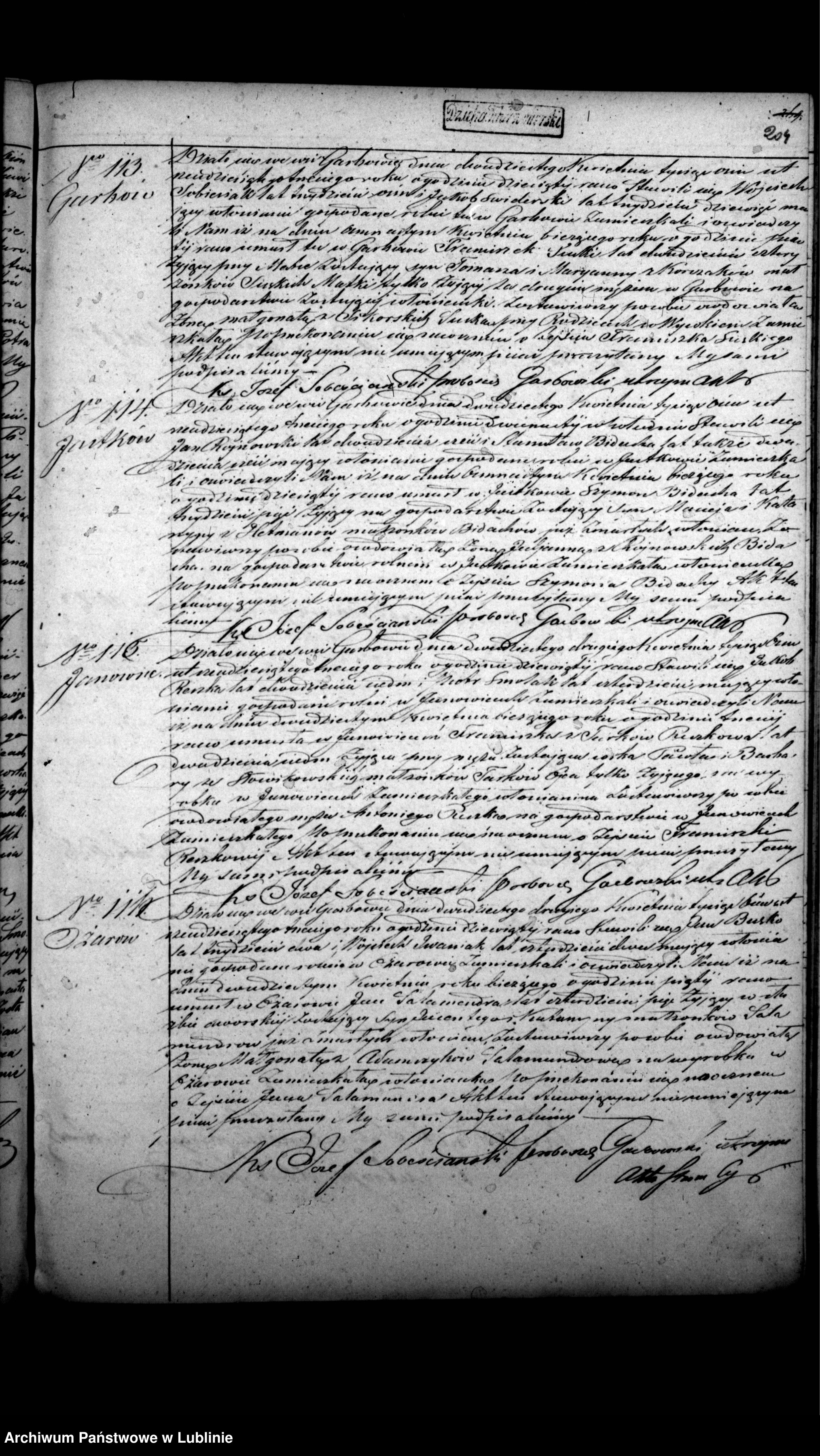 Skan z jednostki: Księga urodzeń, małżeństw i zgonów