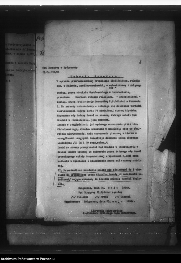 Obraz 12 z jednostki "Przerachowanie hipoteki ciążącej na nieruchomości Rojewo karta 77 Franciszek Zieliński"