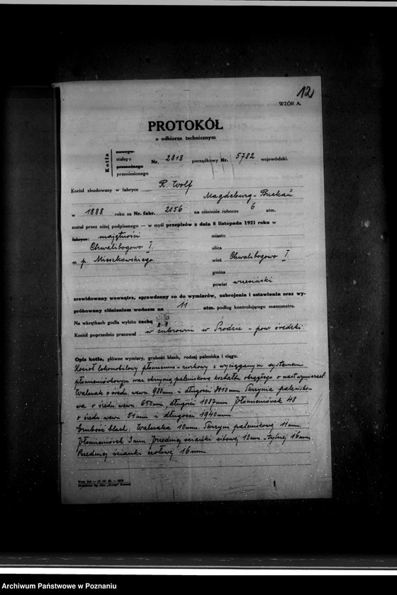 Obraz 16 z jednostki "Majętność Chwalibogowo I powiat wrzesiński własność Mieszkowskiego nr woj. kotła 5782"