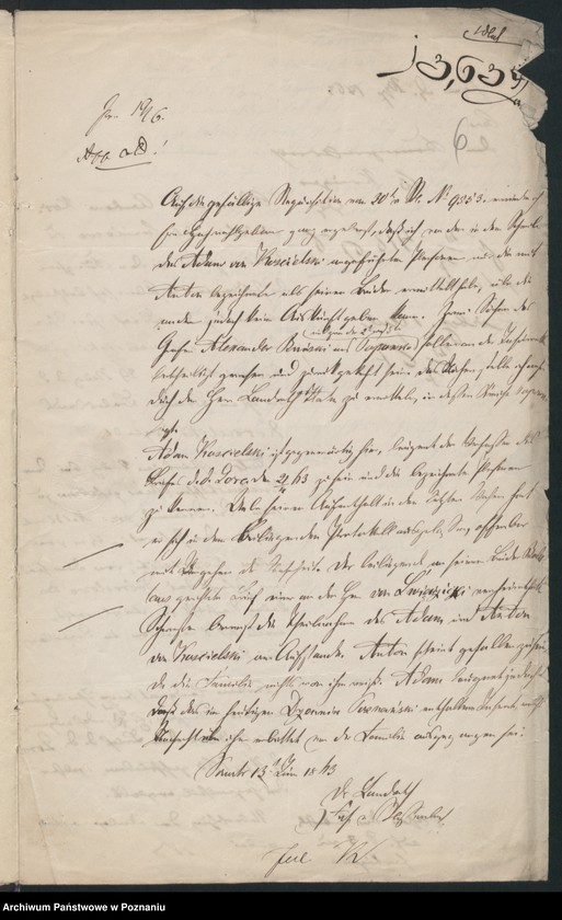 Obraz 8 z jednostki "A. betr. Boleslaus von Kościelski /auch Ludwig, Anton und Adam/"