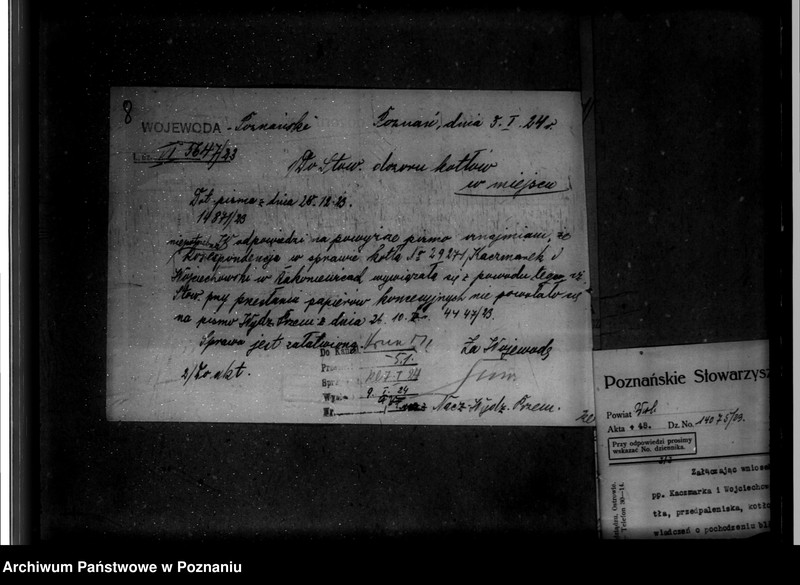 Obraz 12 z jednostki "Tartak Kaczmarka i Wojciechowskiego w Rakoniewicach powiat wolsztyński nr woj. kotła 2407"