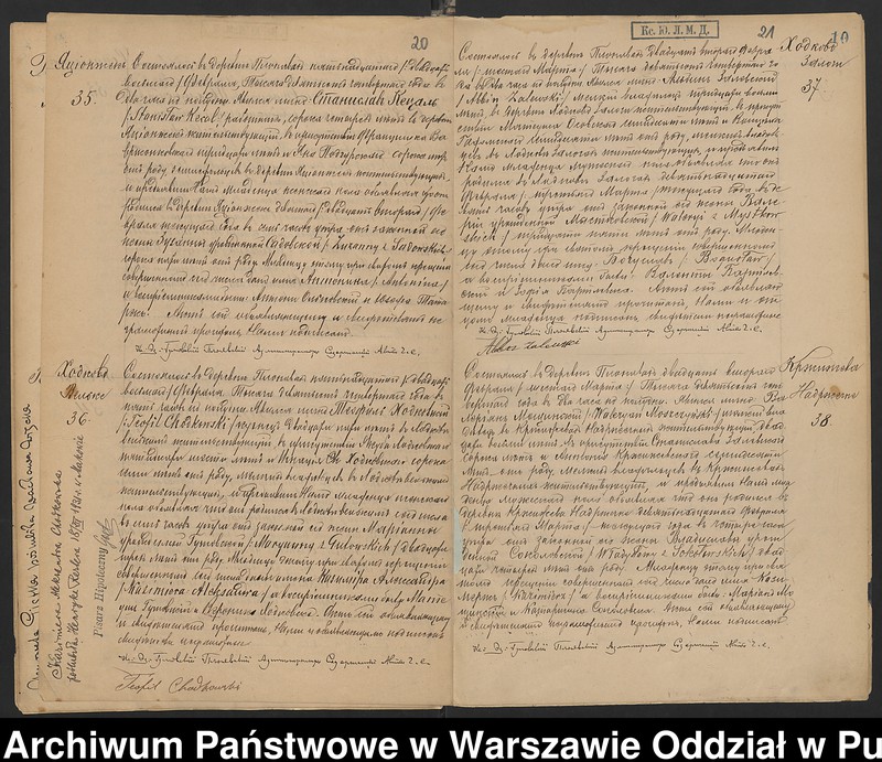 image.from.unit.number "Akta urodzeń, małżeństw, zgonów"