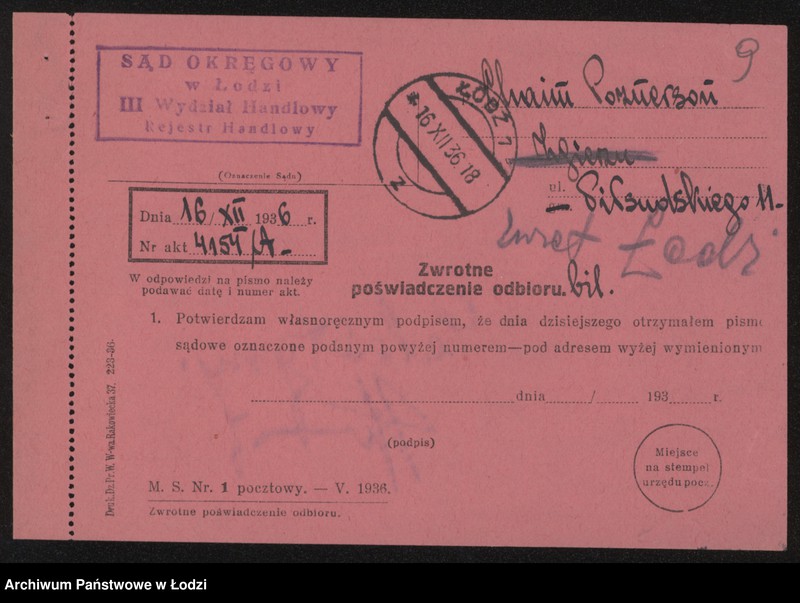 Obraz 11 z jednostki "Chaim Poznerson - sprzedaż manufaktury"