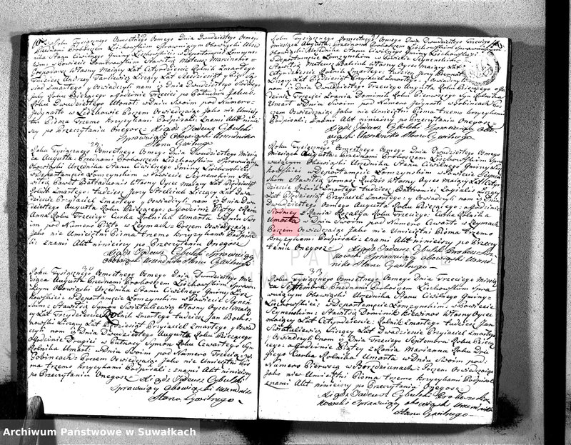 Obraz 8 z jednostki "Akta Umarłych od pierwszego Maia Roku Tysiącznego Osimsetnego Osmego Parafij Liszkowskiey"