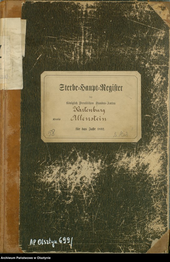 image.from.unit.number "Sterbe-Haupt-Register Nr 1 - 150"