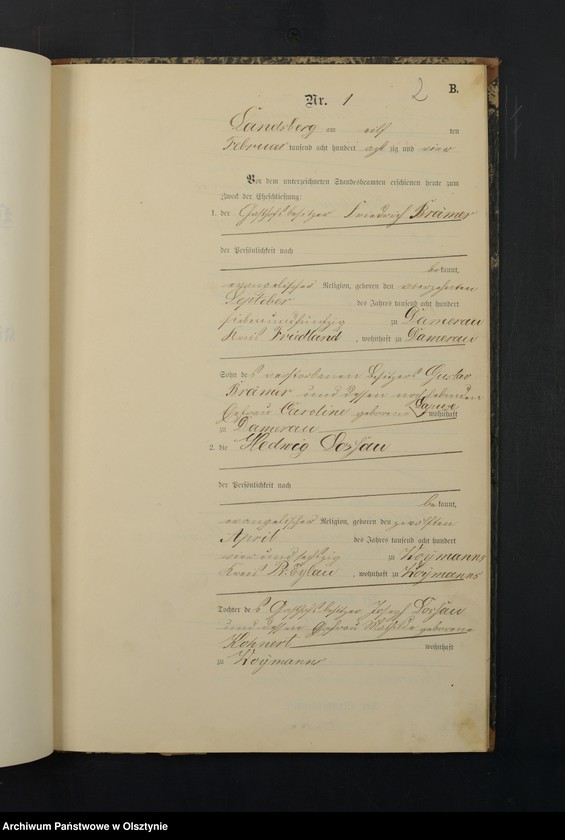 image.from.unit.number "Heiraths-Neben-Register Nr 1 - 9"