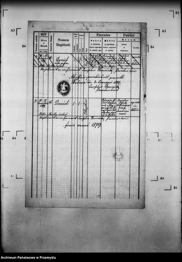 Obraz 10 z jednostki "[Kopie ksiąg metrykalnych parafii Łabowa z filiami Kotów, Łabowiec, Uhryń Niżny (dekanat Muszyna)]"