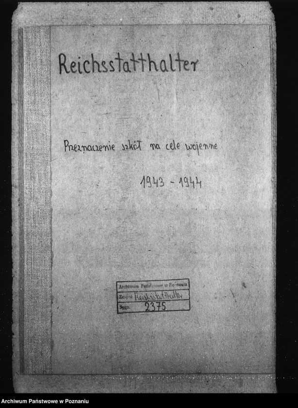 Obraz 4 z jednostki "Przeznaczenie szkół na cele wojenne"