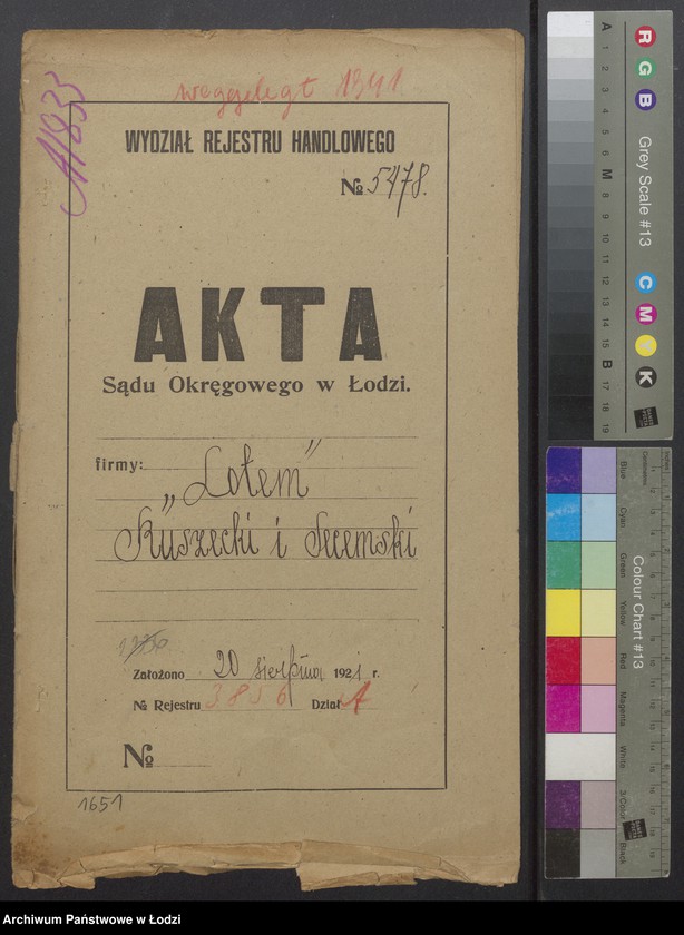 Obraz 2 z jednostki "Heronim vel Grojnem Ruszecki, Michał Secemski „Lotem” – prowadzenie biura ekspedycyjnego"