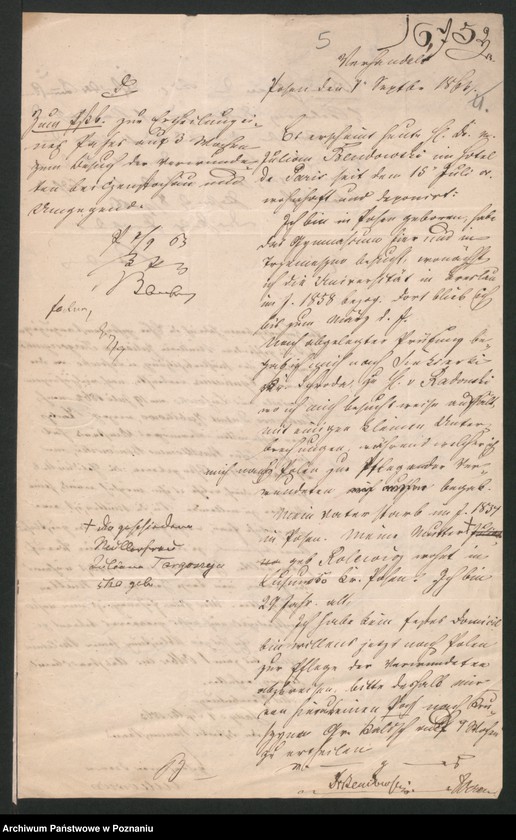 Obraz 8 z jednostki "A. betr. den Arzt Dr Julian Bendowski"