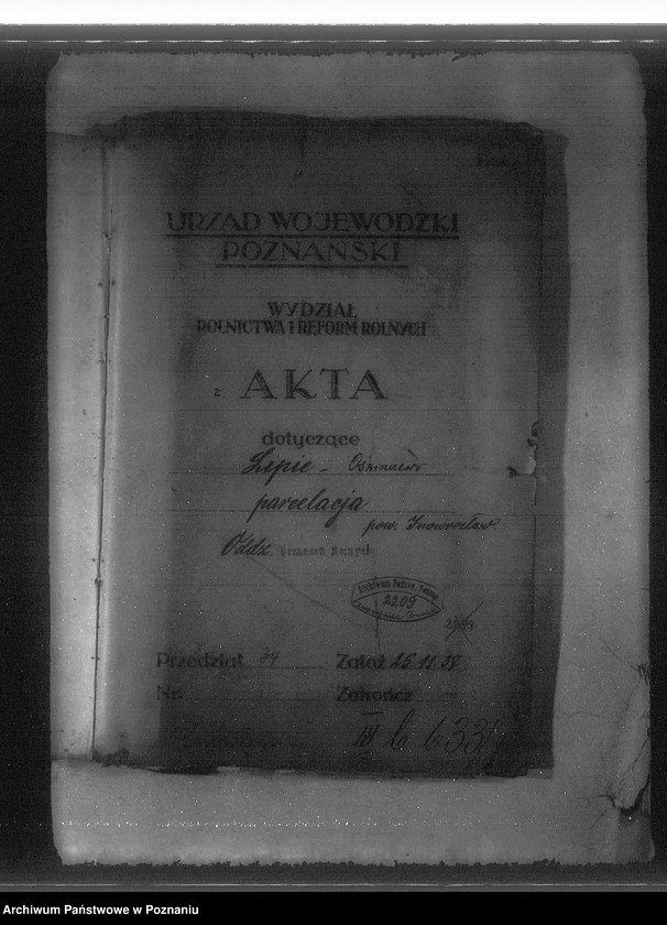 image.from.unit.number "Majątek Lipie Ośniszczewo powiat inowrocławski parcelacja"