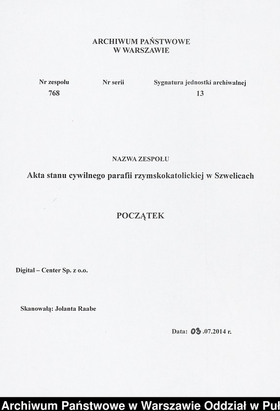 image.from.unit.number "Akta urodzeń, małżeństw i zgonów"