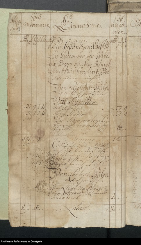 image.from.unit.number "Jahr Kirchen Rechnung der Gross Engelauschen Kirchen aller Einnahme und Ausgabe wie auch Bau-Rechnung"