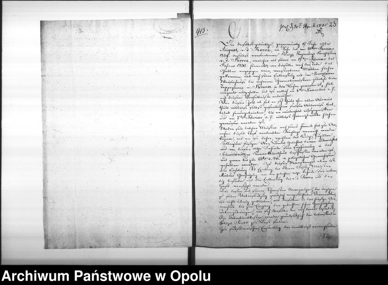 Obraz 20 z jednostki "Acta betreffend die verweigerte Annahme und Sorge für den Weisen-Knaben August von dem Borne. Vol. I"
