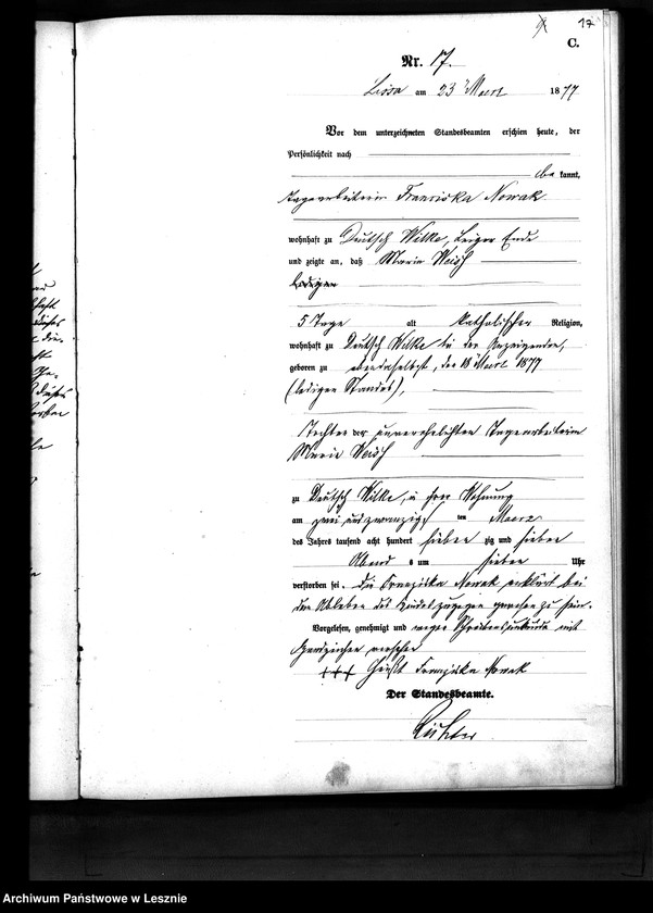 Obraz 20 z jednostki "[Księga zgonów - wieś]"