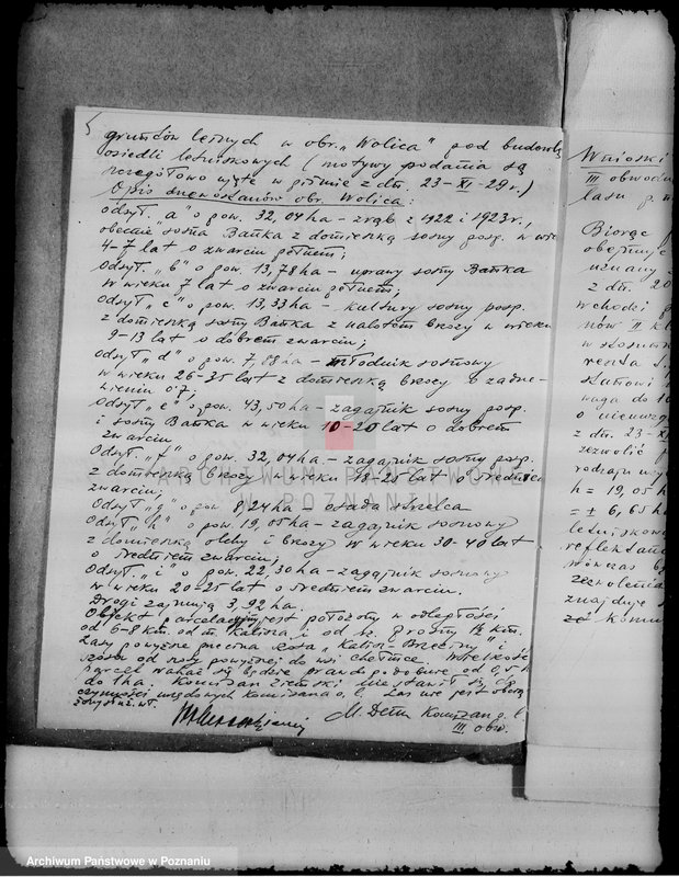 Obraz 9 z jednostki "Sprawa częściowej zmiany użytkowania 196,08 ha gruntów leśnych miasta Kalisza dla celów parcelacji letniskowej"