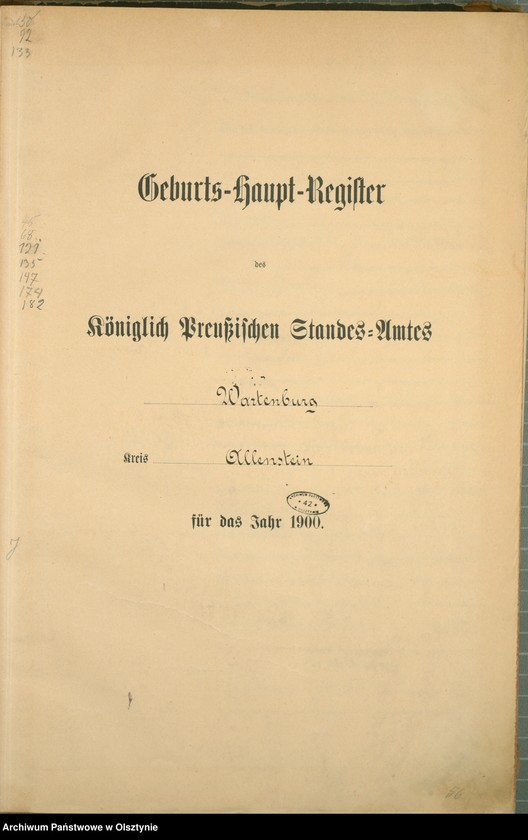 image.from.unit.number "Geburts-Haupt-Register Nr 1 - 182"