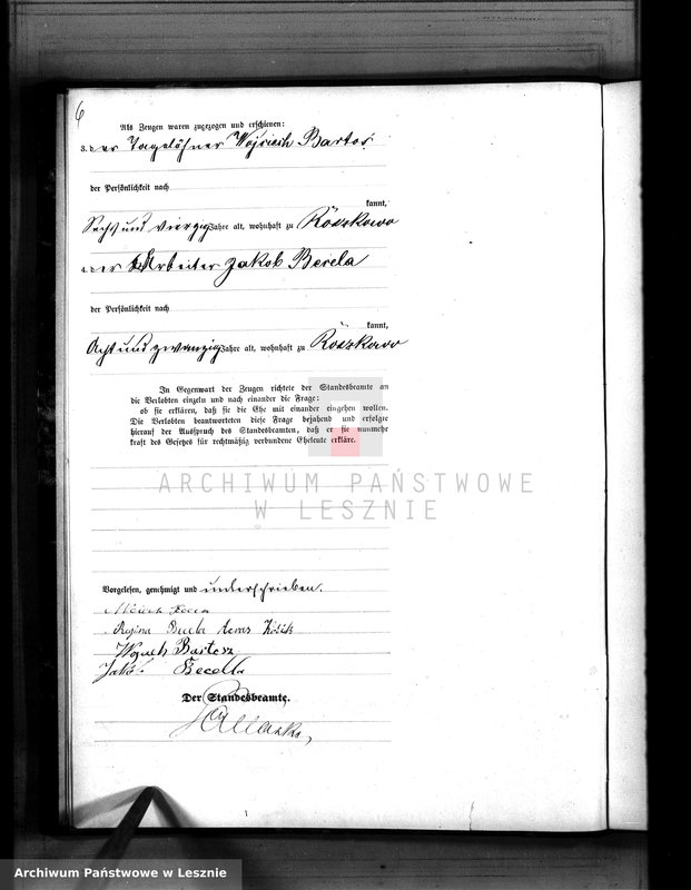 Obraz 10 z jednostki "[Księga małżeństw - tom I]"