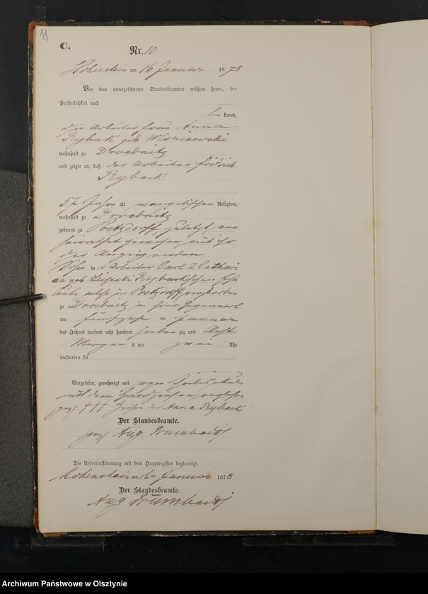 image.from.unit.number "Sterbe-Neben-Register Nr 1 - 177"