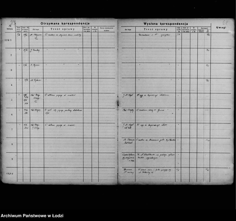 Obraz 18 z jednostki "[Dziennik korespondencyjny]"