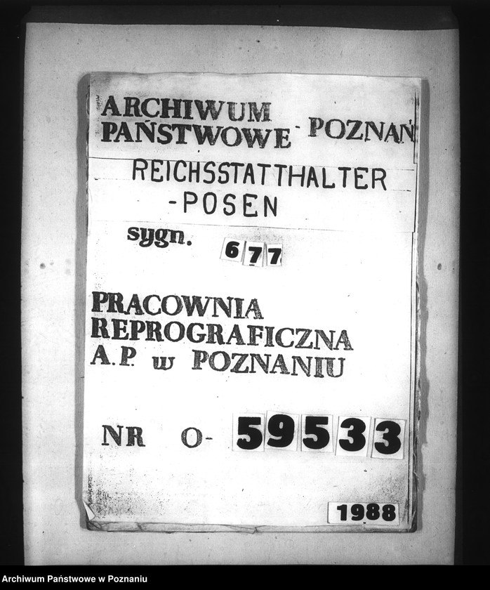 Obraz 1 z jednostki "Auszüge ausder Hauptübersicht des Bestandes der Liegenschaften (w poszczególnych powiatach Kraju Warty)"