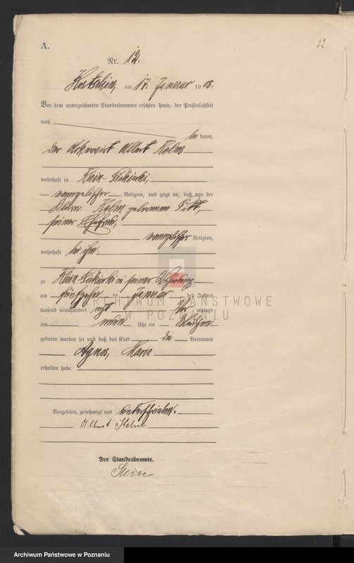 Obraz 15 z jednostki "Geburts-Haupt-Register"