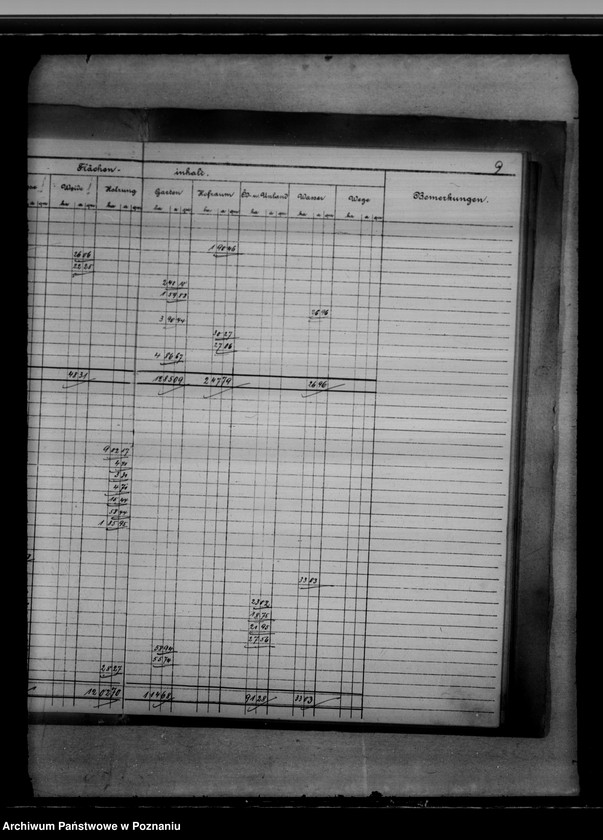 Obraz 13 z jednostki "Vermessungsregister von der Königlichen Domäne Kunowo"