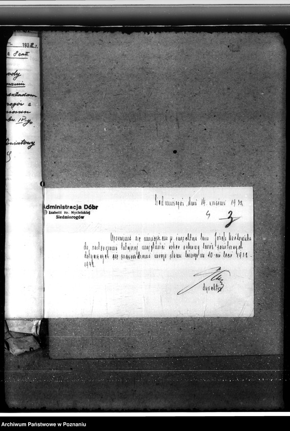 Obraz 8 z jednostki "Nadzór nad gospodarką w lasach majętności Siedmiorogowo w powiecie gostyńskim"