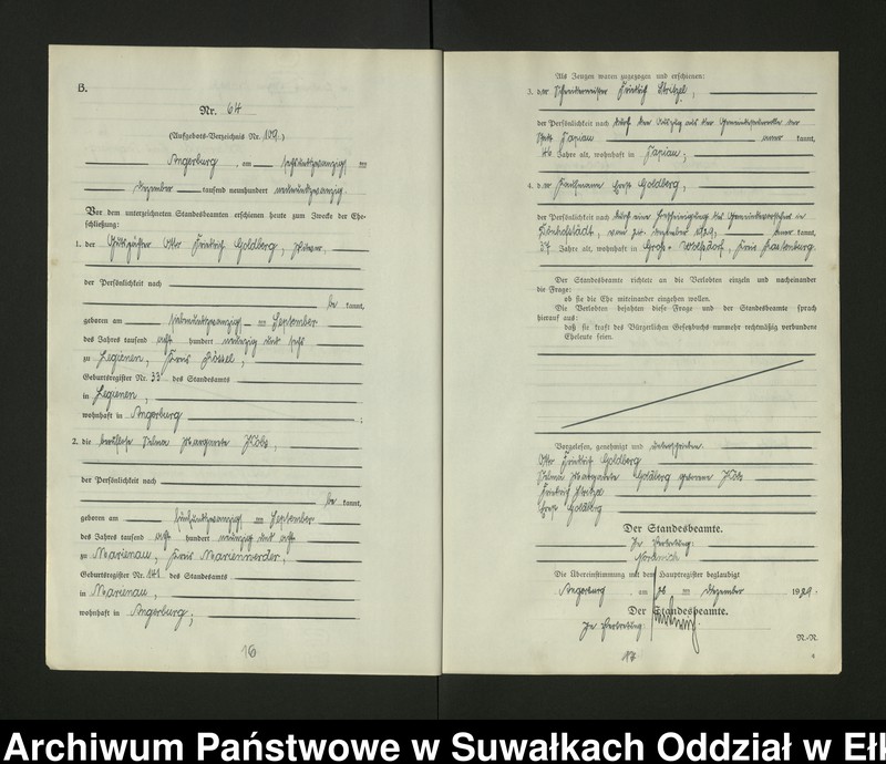 image.from.unit.number "[B2. Heirats = Register (Neben = Register) Standesamt Angerburg einschl. der Standesamtsbezirk, Gross Strengeln, Kehlen und Prinowen]"