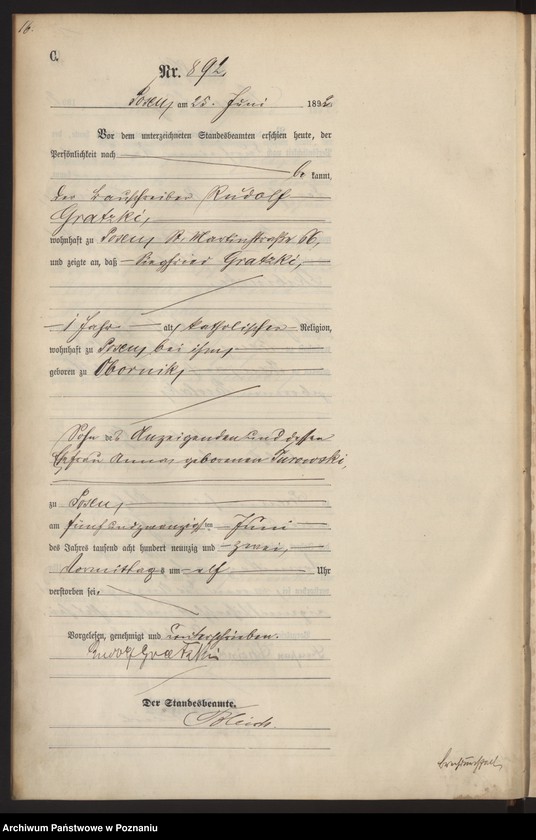 Obraz 19 z jednostki "Księga zgonów t. III"