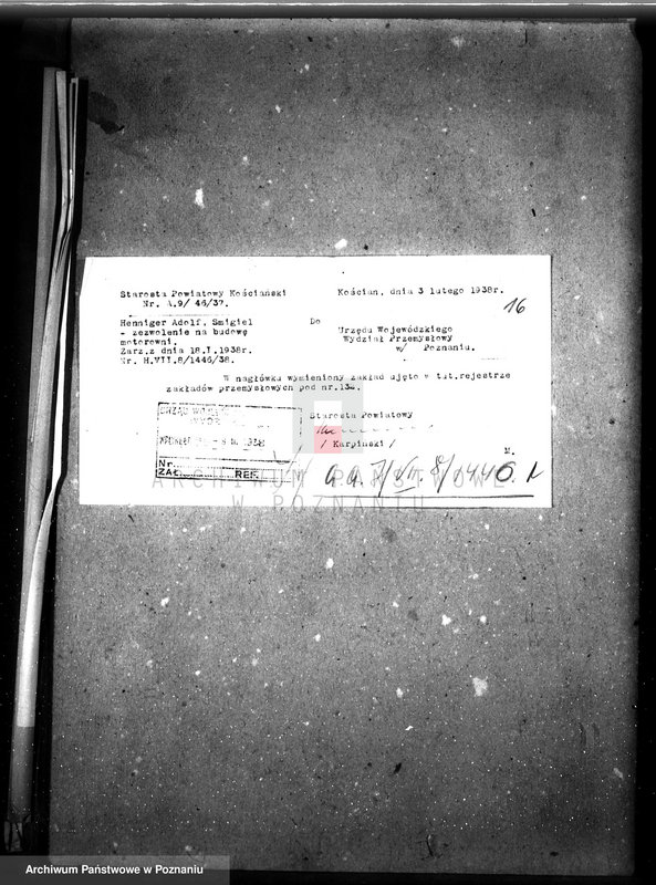 Obraz 20 z jednostki "/Przebudowa młyna A. Hennigera w Śmiglu, pow. kościański/"