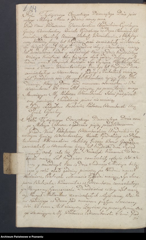 Obraz 16 z jednostki "Księga Aktów Urodzenia tudzież Księga Aktów Zejścia."