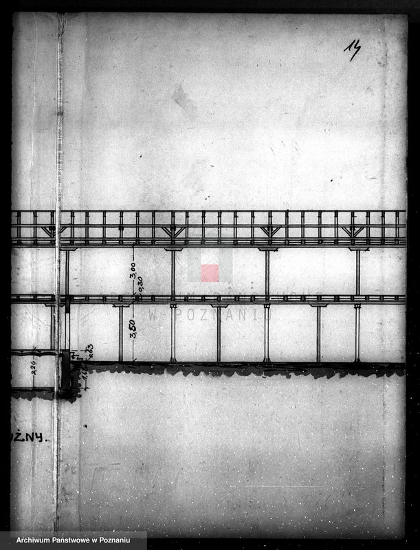 Obraz 18 z jednostki "Fabryka Cukierków "Kanold" S.A. w Lesznie, rysunki budowlane"