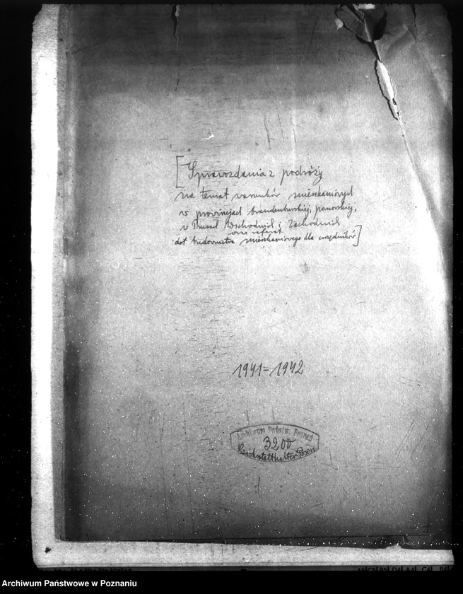 Obraz 5 z jednostki "Sprawozdania z podróży na temat warunków mieszkaniowych w prowincjach brandenburskiej, pomorskiej, w Prusach Wschodnich i Zachodnich oraz referat dotyczący budownictwa mieszkaniowego dla urzędników"