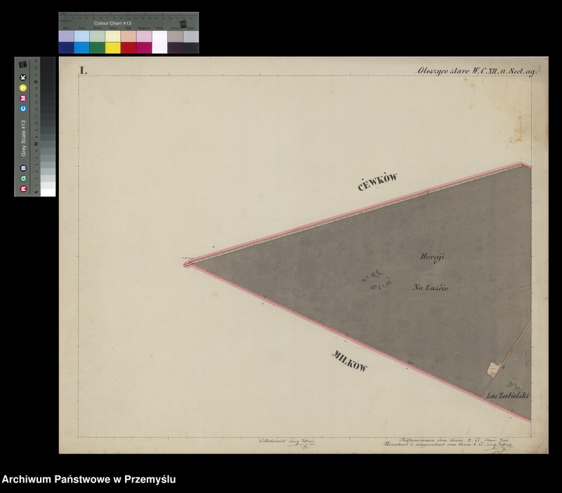 image.from.unit.number "Dorf Oleszyce Stare sammt Ortschaft Zabiala in Galizien Żółkiewer Kreis"