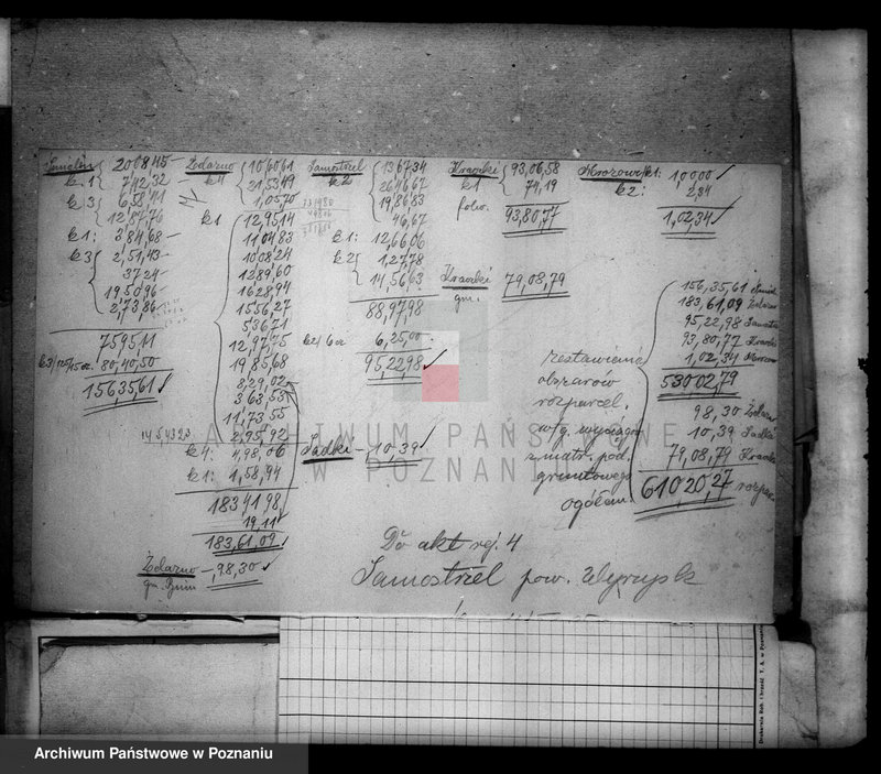 Obraz 11 z jednostki "Obliczenie majątku Samostrzel powiatu wyrzyskiego rejestr upraw i zasiewów"