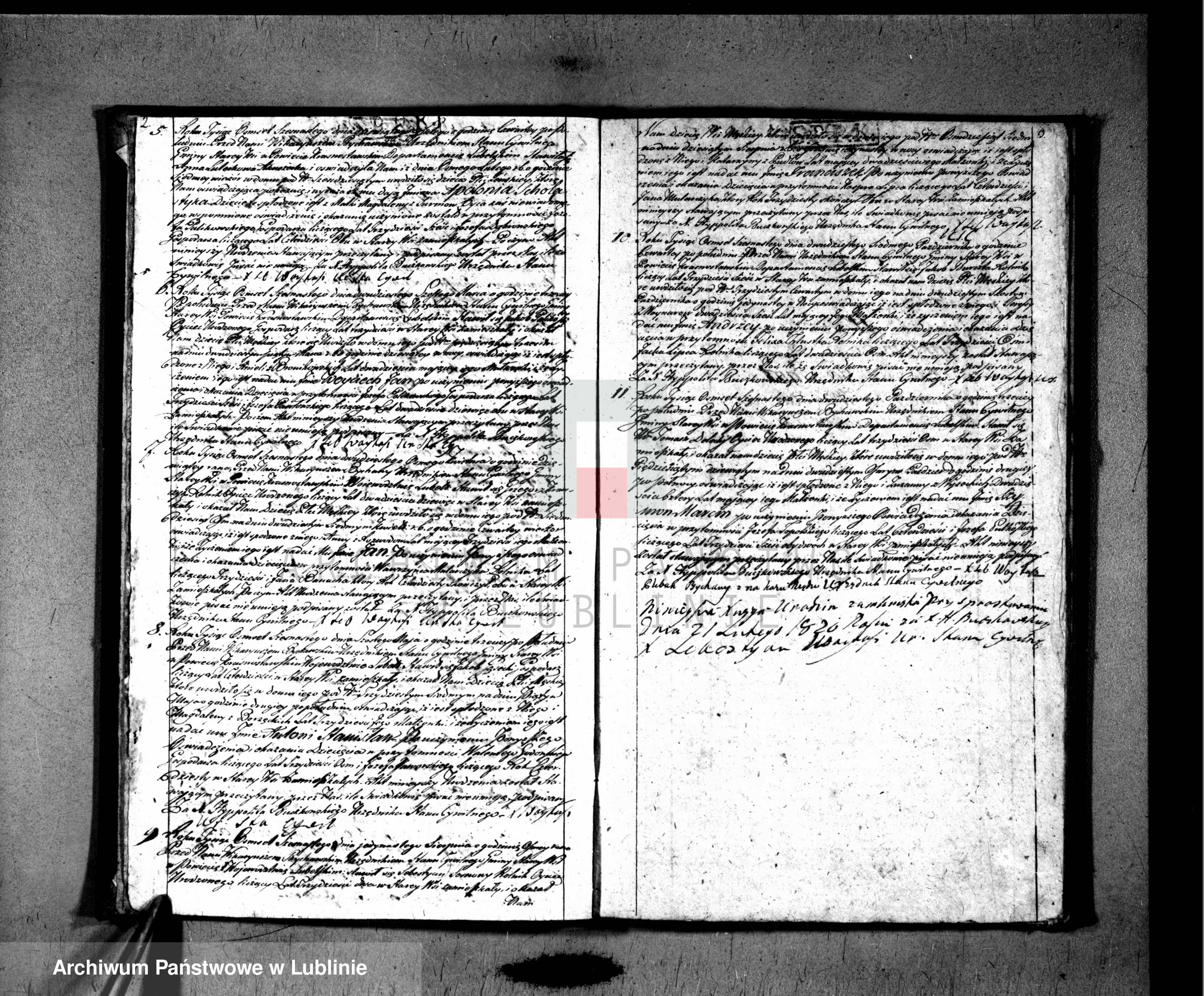 Skan z jednostki: Księga urodzeń, zapowiedzi, małżeństw i zgonów gminy Stara Wieś