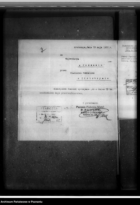 image.from.unit.number "Zatwierdzenie fabryki mebli P. Pawlaka w Krotoszynie"