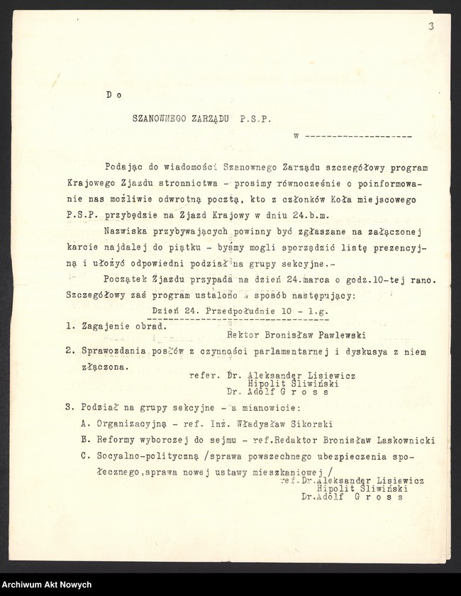 image.from.unit.number "Działalność społeczna, polityczna, i wojskowa Władysława Sikorskiego w Galicji w okresie przed wybuchem I wojny światowej. Projekty uchwał i memoriałów, korespondencja."