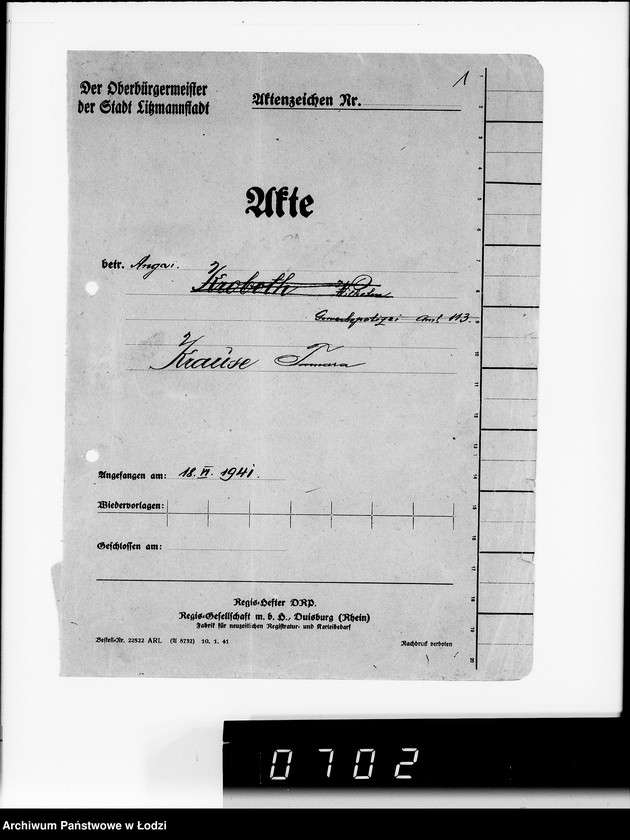 Obraz 5 z jednostki "[Akta personalne pracowników] Lit.K"