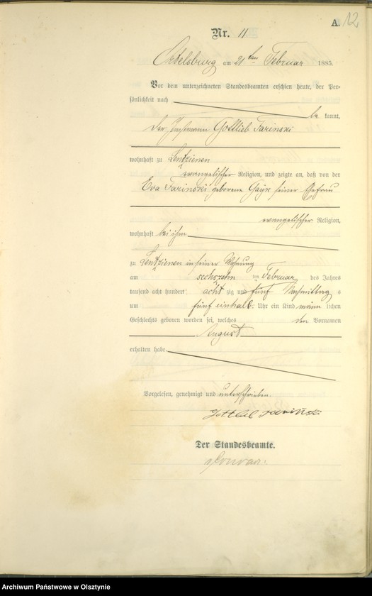 image.from.unit.number "Geburts-Haupt-Register Nr 1 - 94"