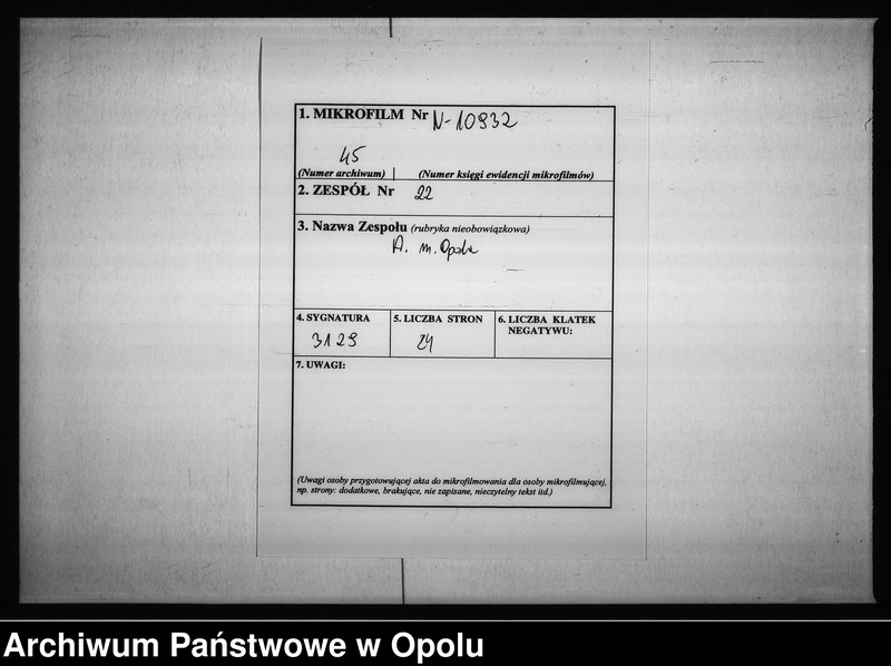 Obraz 2 z jednostki "Acta des Magistrats zu Oppeln betreffend den Weg zwischen dem Friedländer u[nd] Kandziora